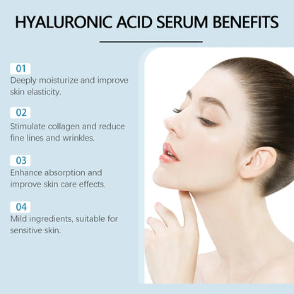 0.25mm Micro Needle Essence Hyaluronic Acid Microneedle Roller Facial Serum Hydrating Brightening Pore Refining Beauty Skin Care