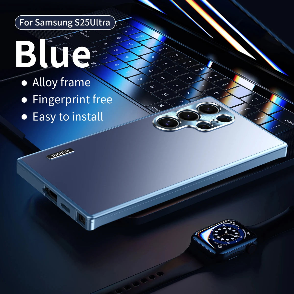 Magnetic Aluminum Metal Case – Drop Proof Cover for Samsung Galaxy S25/S24/S23/S22/S21 Ultra