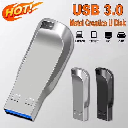 USB 3.0 Mini Flash Drive – High Speed Metal Waterproof Memory Stick 8GB