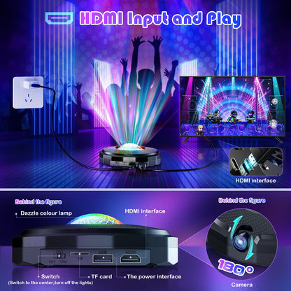 Double Dance Mat for TV – 2 Player Music Game Mat with Controllers