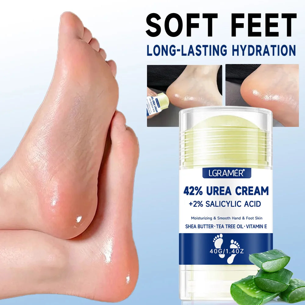 42% Urea Foot Cream + 2% Salicylic Acid – Intensive Repair & Deep Moisturizing Cream for Feet & Hands