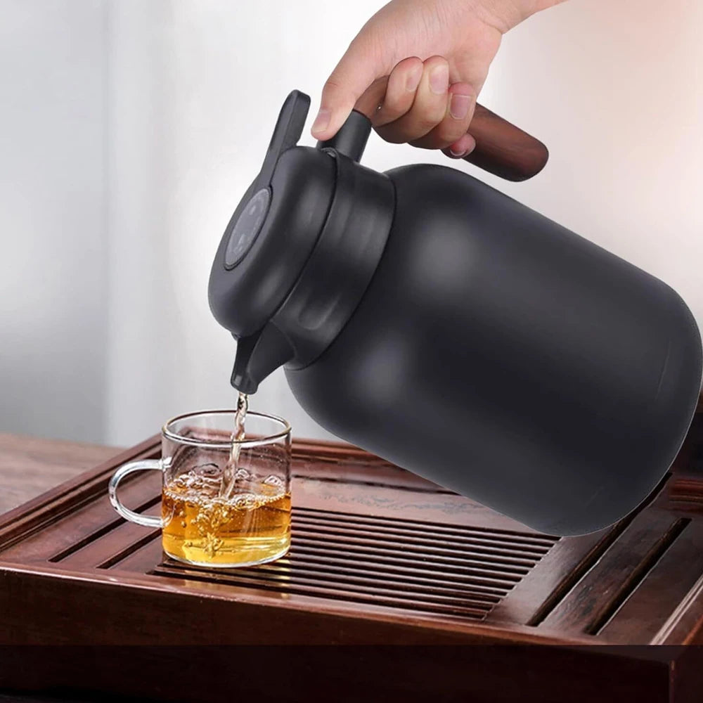 1pc 1500ml Thermos Pot with Intelligent Temperature Display Can Be Drunk on The Way To Work, in The Office or On The Road.