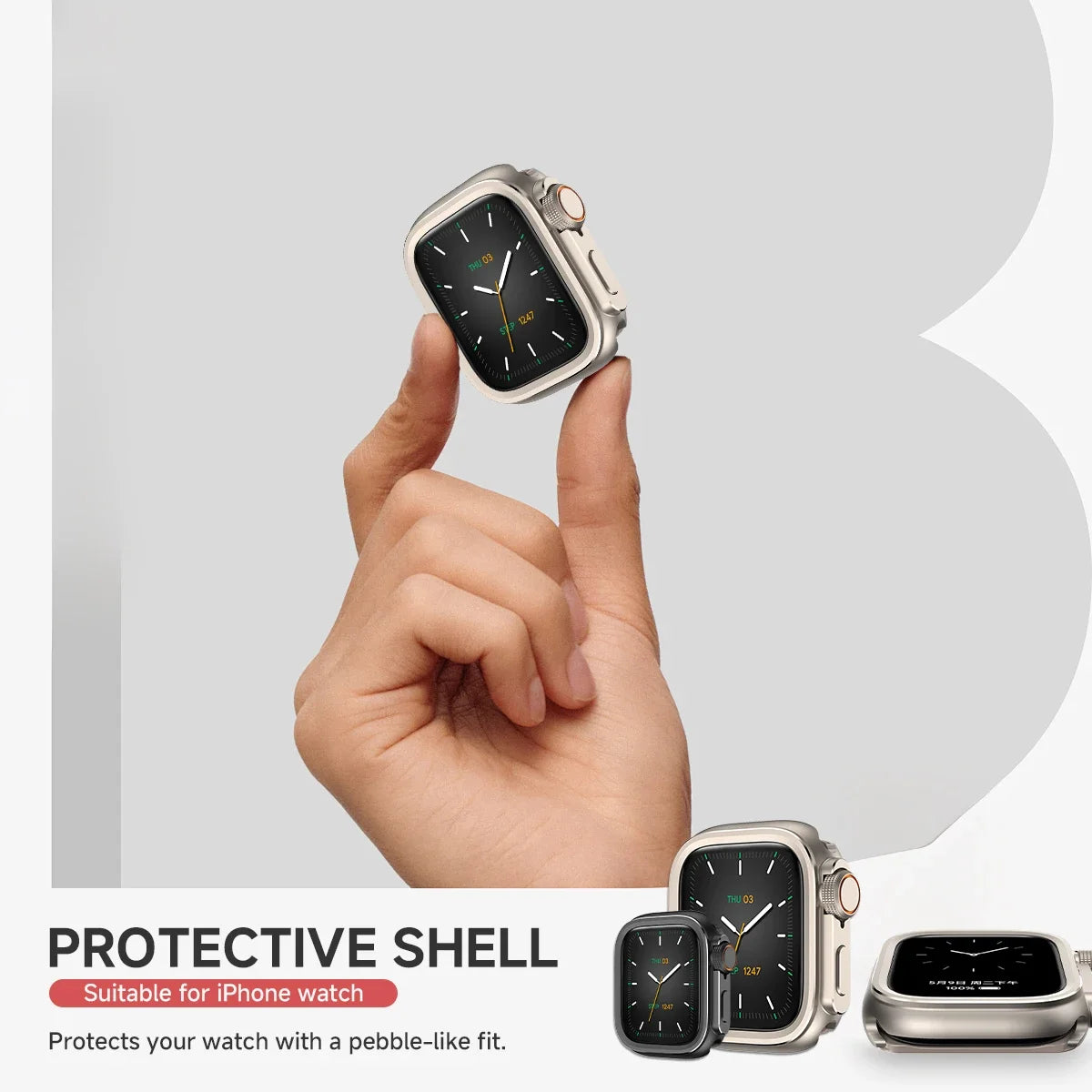 Aluminum Alloy Protective Case for Apple Watch Ultra & Series