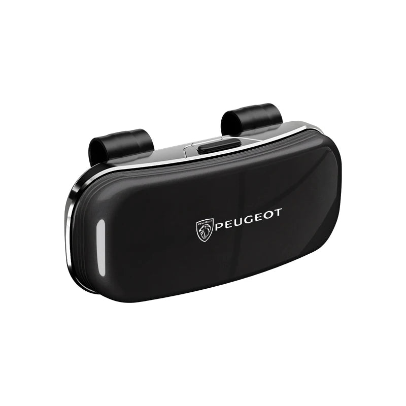 Car Sun Visor Sunglasses Case Glasses Holder Car Accessories Glasses Box For Peugeot 206 307 308 207 3008 208 407 508 2008 5008