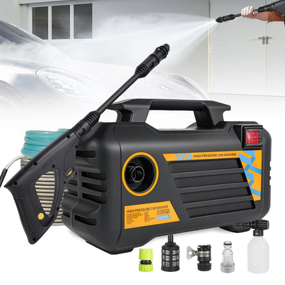 3000W High Pressure Washer – Portable Power Cleaner with Adjustable Water Pressure