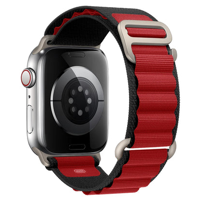 Nylon Alpine Strap for Apple Watch – Adjustable Sport Band (40–49mm, Ultra & Series Compatible)