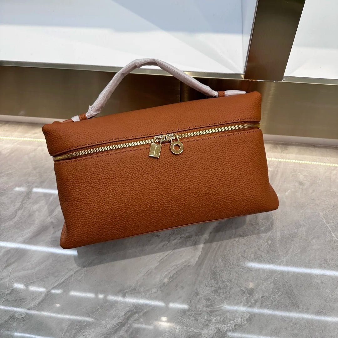 MENDY Genuine Leather Women’s Handbag – Large Shoulder & Crossbody Luxury Designer Bag