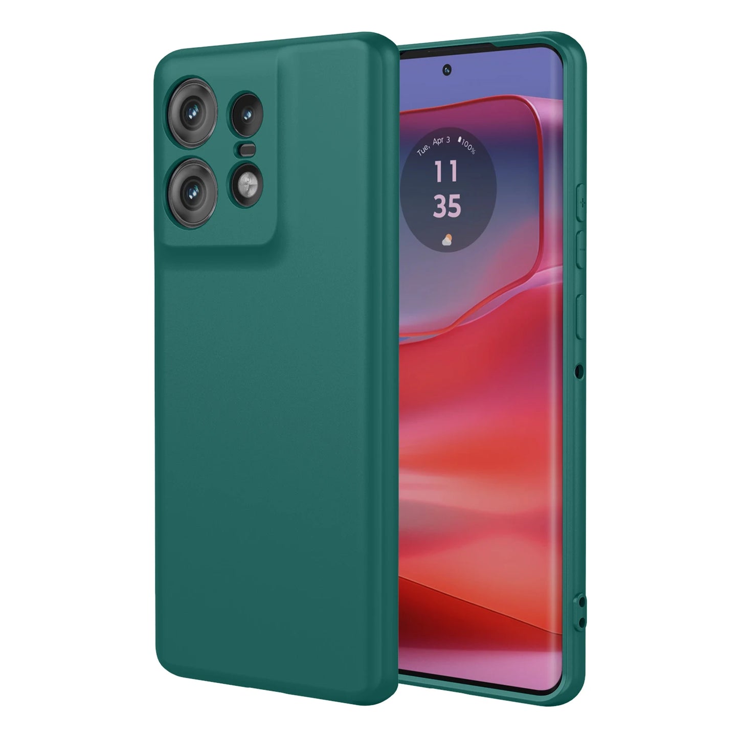 Flexible Liquid Silicone Case For Motorola Edge 50 Pro 60 Fusion Ultra 40 Neo Plus 2023 5G Protective Cover Bumper Fundas Coque