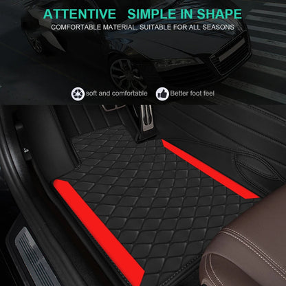 4pcs Luxury Car Floor Mats (Non-Slip & Durable)