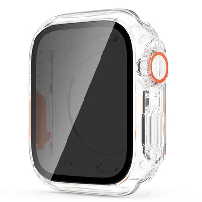 Apple Watch Bumper Case with Screen Protector – Hard PC Front & Rear Cover (40–45mm, Series Compatible)