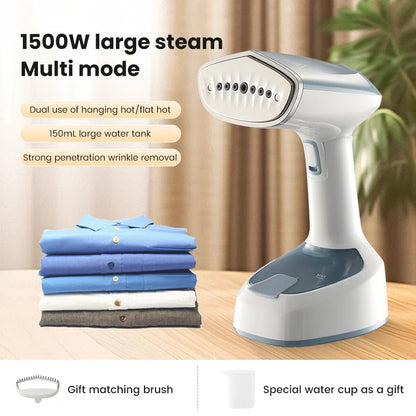 1500W Hand-Held Fold Ironing Machine Fast Heat Small Portable Household 350ml Steam Handheld Fabric Steamer For Home Travel