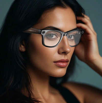AI Smart Camera Glasses – Photo/Video Recording, Translation & Call Sunglasses (Waterproof)