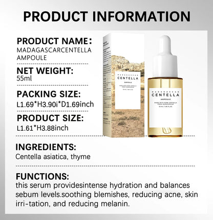 Centella Asiatica Brightening Serum – Calming, Acne Care & Dark Spot Repair