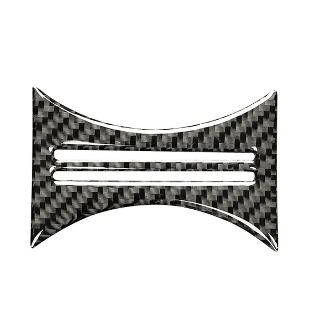 Carbon Fiber Water Cup Holder Interior Trim Cover for Mercedes-Benz A, B, GLA & CLA Class