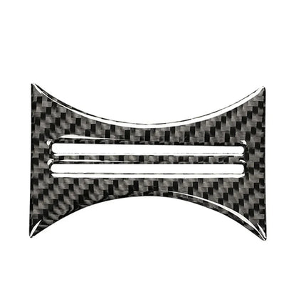 Carbon Fiber Water Cup Holder Interior Trim Cover for Mercedes-Benz A, B, GLA & CLA Class