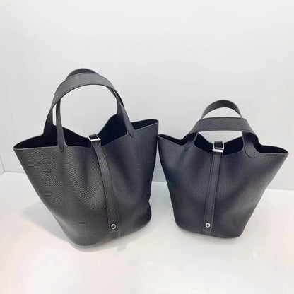 MENDY Women Bags Handbags Bucket Bag Real Leathe Fashion Tote Bag Genuine Leather Luxury Desginer Big Size Large Lady Hand Bags