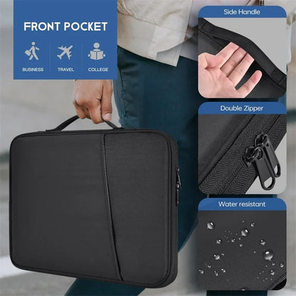 Laptop Sleeve Case with Handle – Protective Bag for MacBook Air/Pro 13–16” (M2–M4 Compatible)