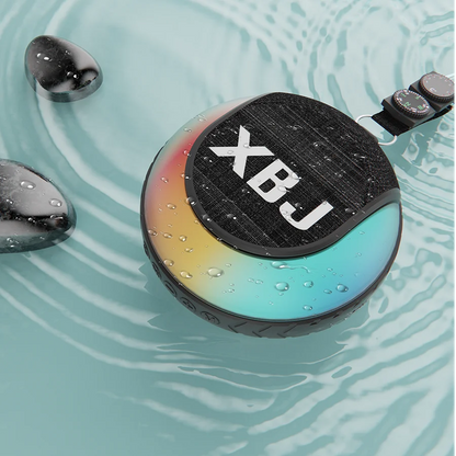 XBJ Waterproof Bluetooth Speaker – Floating LED Shower & Outdoor Speaker