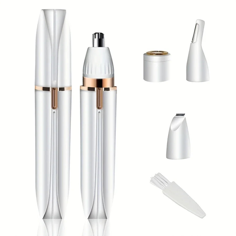 4-in-1 Electric Hair Remover – Full Body Shaver, Facial Epilator & Bikini Trimmer