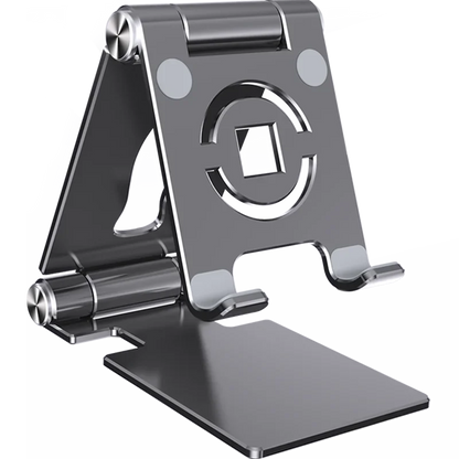 360° Rotating Tablet Stand – Adjustable Foldable Aluminum Holder for iPad & Phone