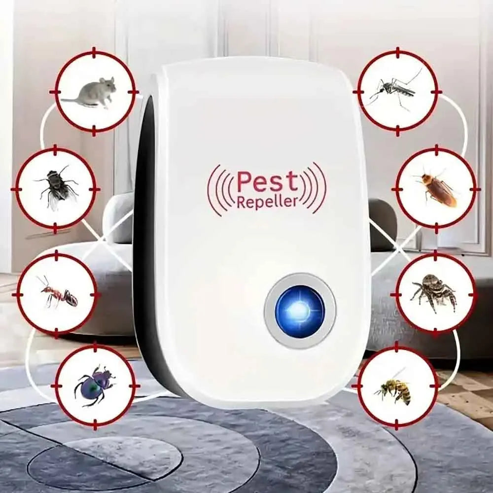 Ultrasonic Pest Repeller – Mouse, Cockroach & Mosquito Repellent for Home