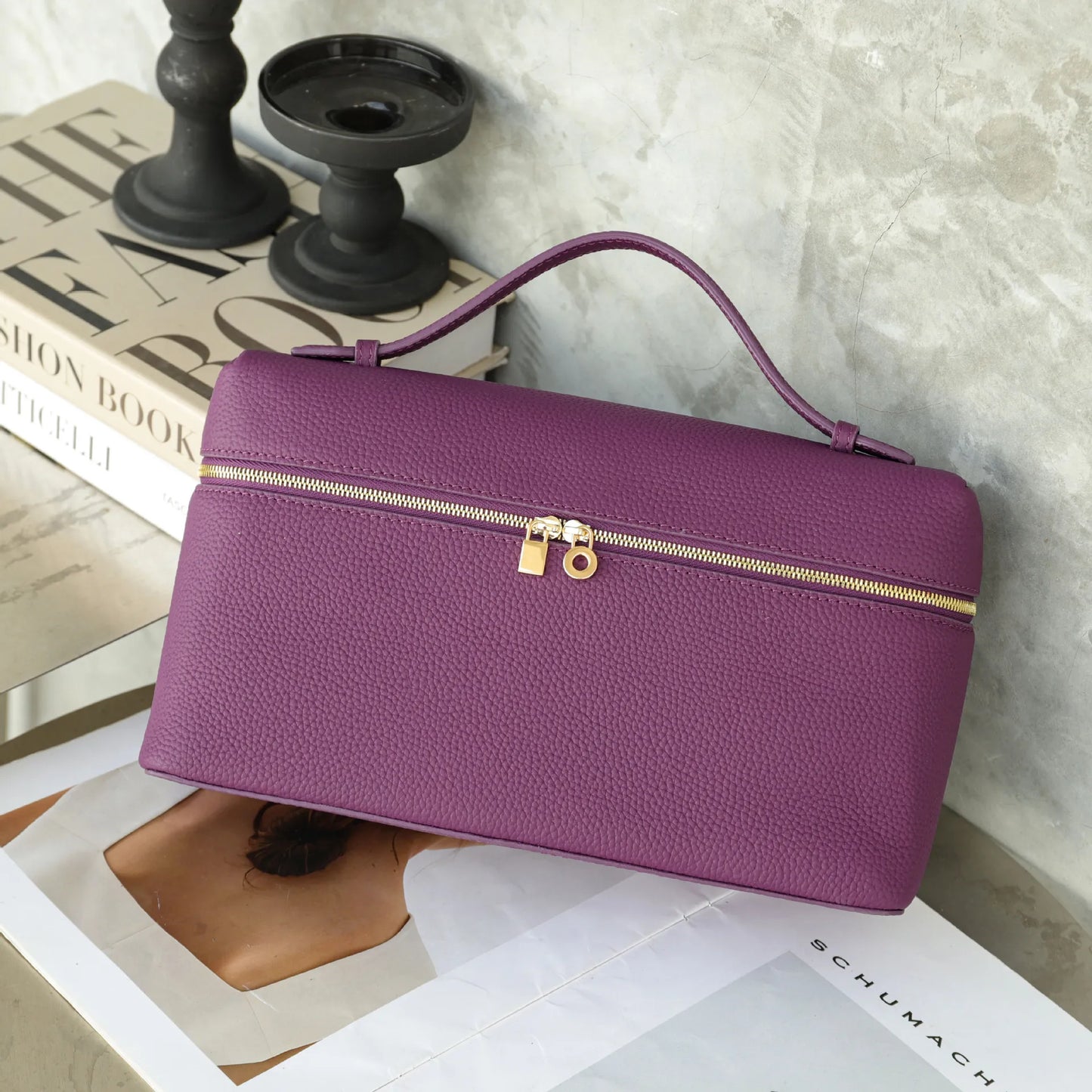 MENDY Genuine Leather Women’s Handbag – Large Shoulder & Crossbody Luxury Designer Bag