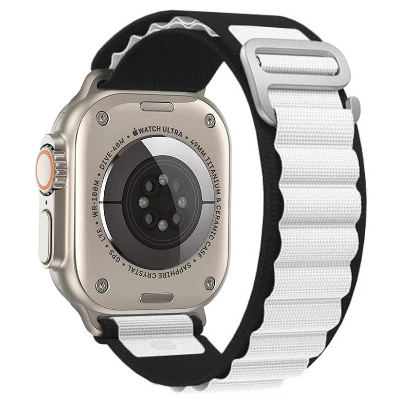Alpine Loop Strap for Apple Watch – Rugged Adjustable Band (40–49mm, Ultra/Series Compatible)