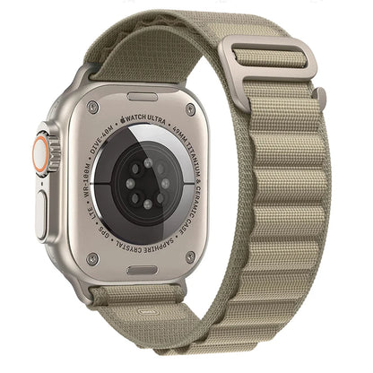 Alpine Loop Strap for Apple Watch – Rugged Adjustable Band (40–49mm, Ultra/Series Compatible)