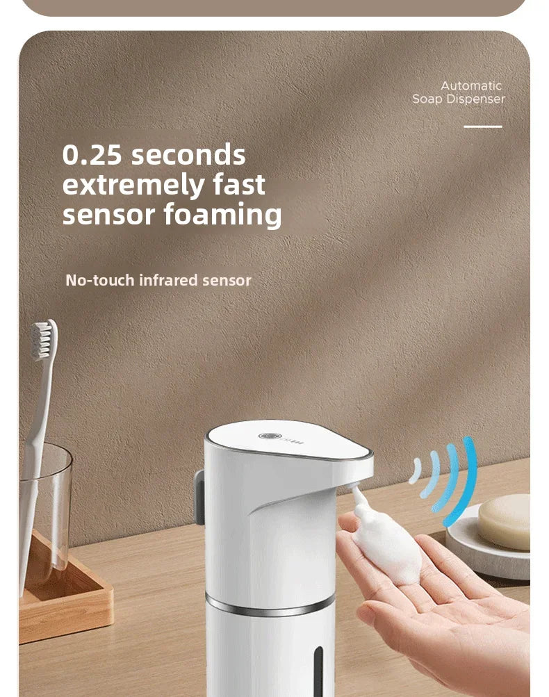 Automatic Soap Dispenser – Touchless Sensor Foam Dispenser with Type-C Charging