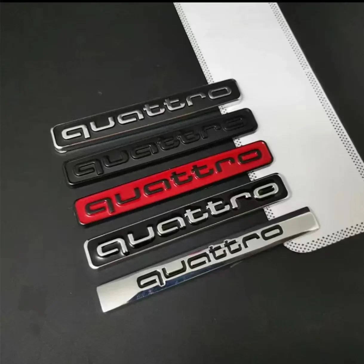 Sport Quattro Style Car Logo Badge for Vehicles