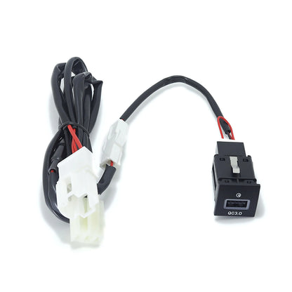 USB Car Charger Socket QC3.0 & Type-C PD for VW Golf 6, Jetta 5, Scirocco (2006–2012) – 12V/24V