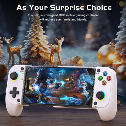 DinoFire MC101 Wireless Game Controller – Hall Joystick, 6-Axis, Mobile Gamepad