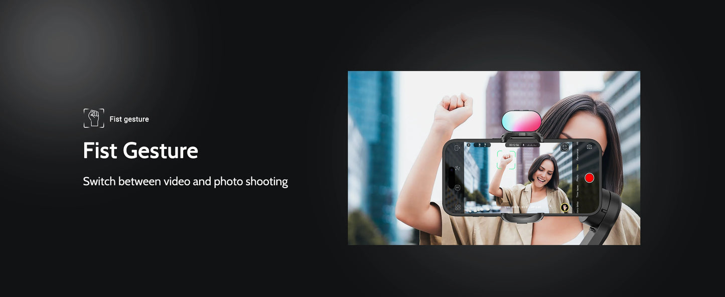 Pro 3-Axis Gimbal Stabilizer for iPhone & Android