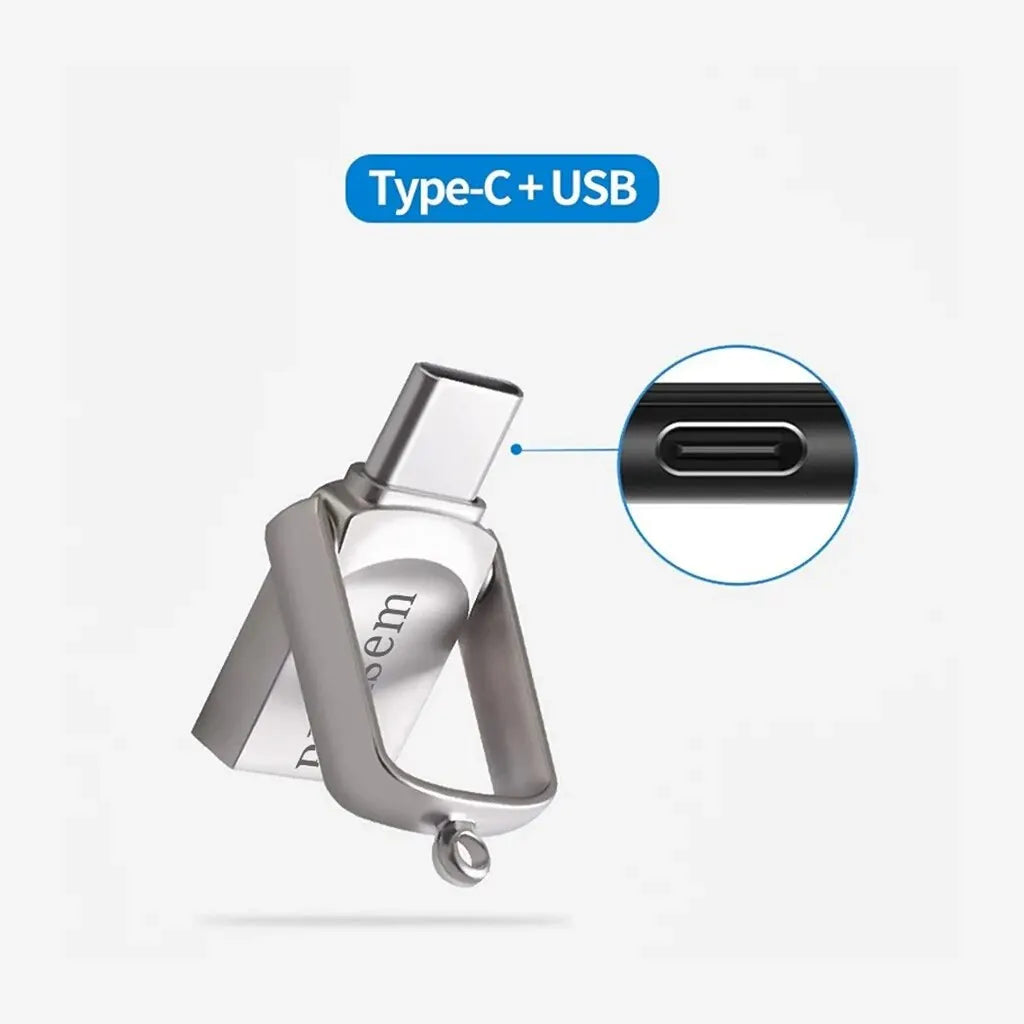 Bliksem 2-in-1 USB Flash Drive – Type-C & USB Storage (32GB/64GB/128GB)