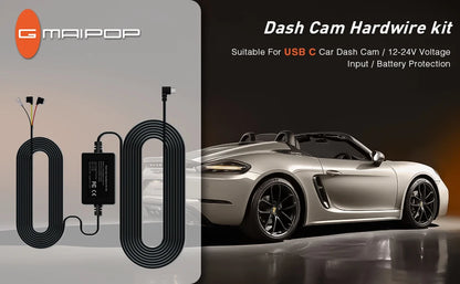 Car Dash Cam 4 Channel Black Box WiFi Driving Camera FHD 1080P Front Left Right Rear Night Vision Loop Recording add Hardwirekit