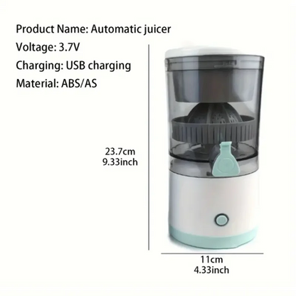 Electric Citrus Juicer – USB Rechargeable Portable Orange & Lemon Squeeze