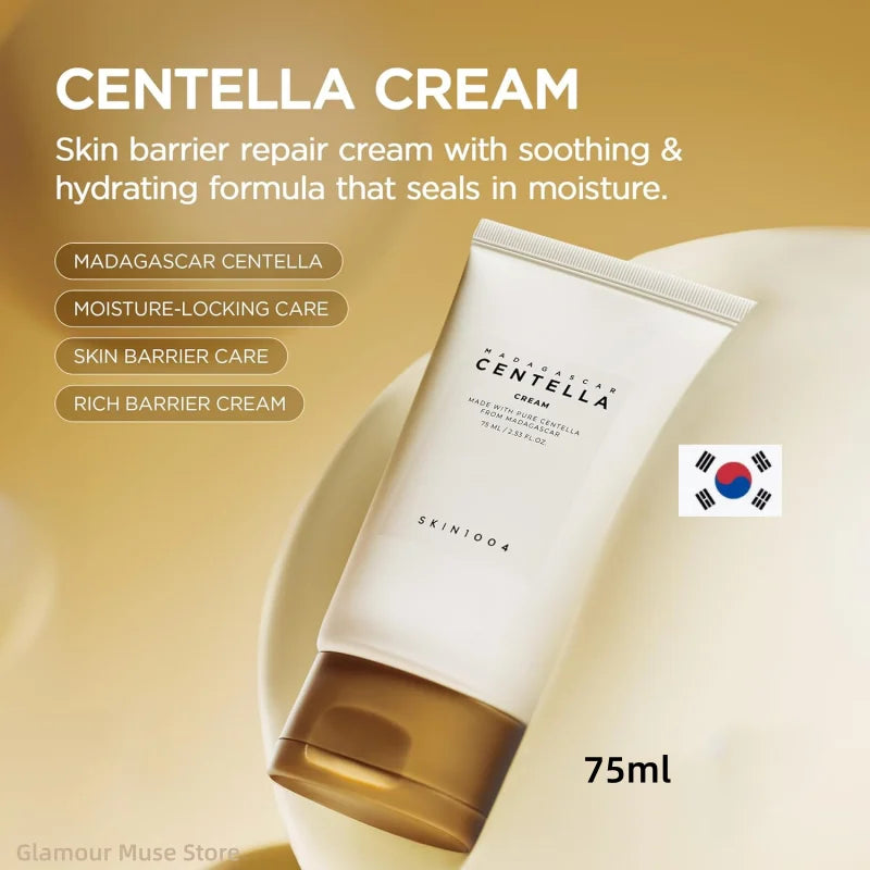 Skin1004 Madagascar Centella Cream Facial Moisturizer for Soothing Cream,Hydrating,Strengthening The Skin Korean Skincare