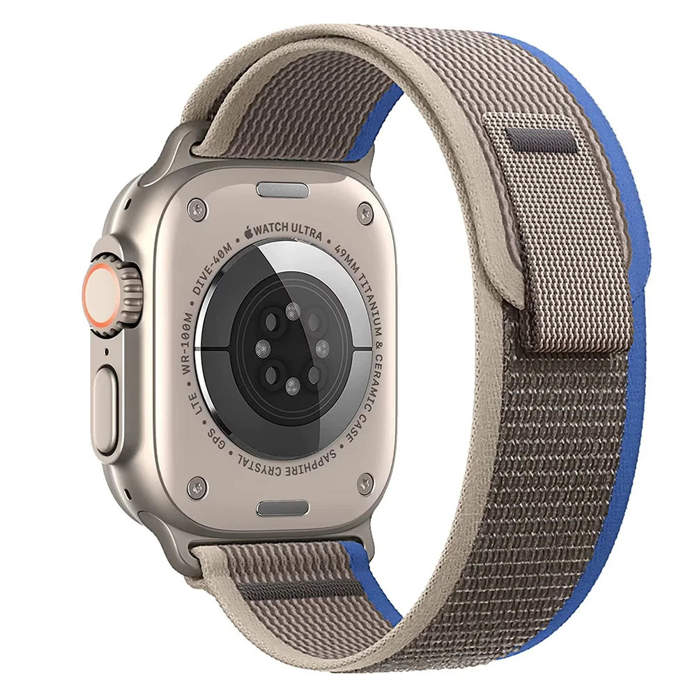 Trail Loop Strap for Apple Watch – Adjustable Sport Band (40–49mm, Ultra/Series Compatible)