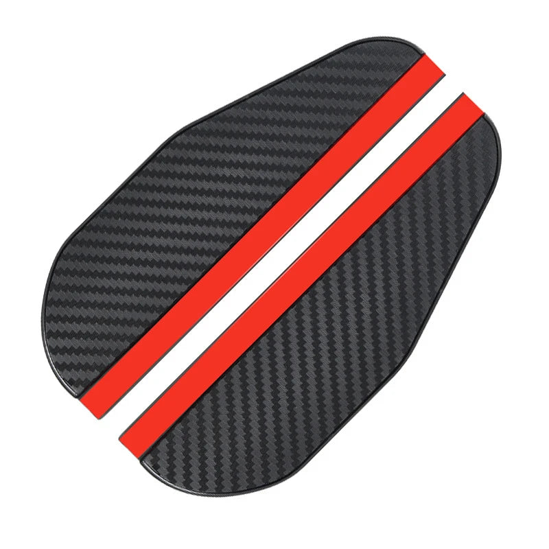 2PCS Universal Car Side Mirror Rain Visors – Carbon-Fiber Style Flexible Guards