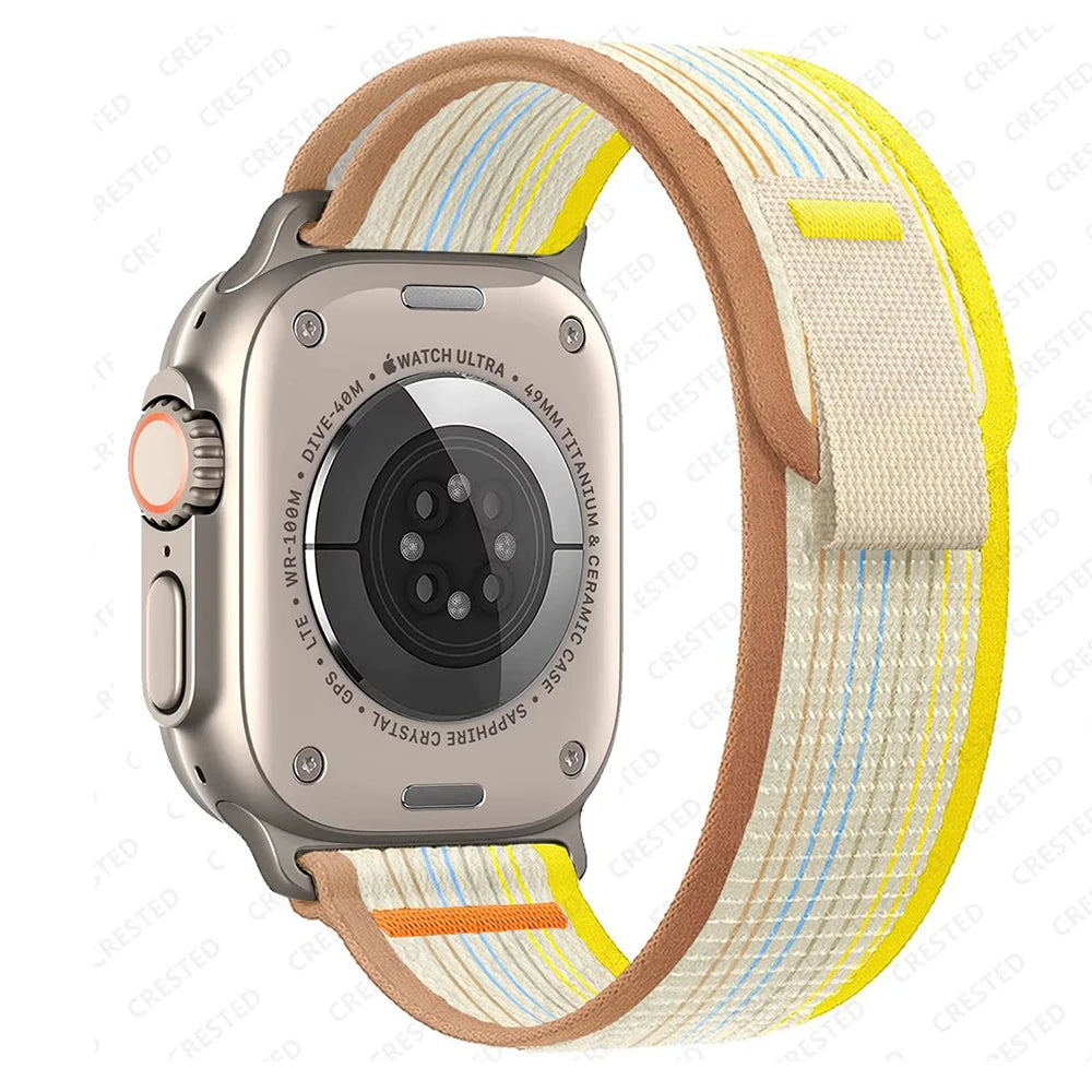 Trail Loop Strap for Apple Watch – Adjustable Sport Band (40–49mm, Ultra/Series Compatible)