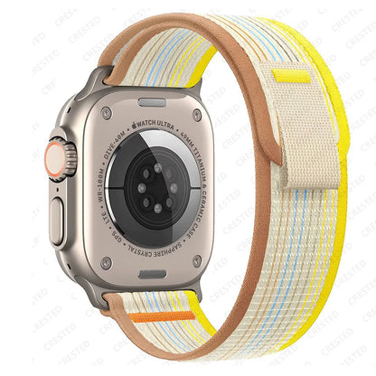 Trail Loop Strap for Apple Watch – Adjustable Sport Band (40–49mm, Ultra/Series Compatible)