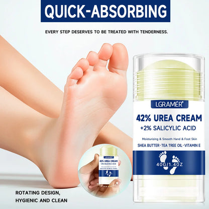 42% Urea Foot Cream + 2% Salicylic Acid – Intensive Repair & Deep Moisturizing Cream for Feet & Hands