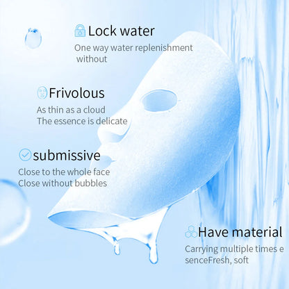 BIOAQUA Centella Collagen Face Mask (20pcs) – Hydrating & Refreshing Sheet Masks with Hyaluronic Acid