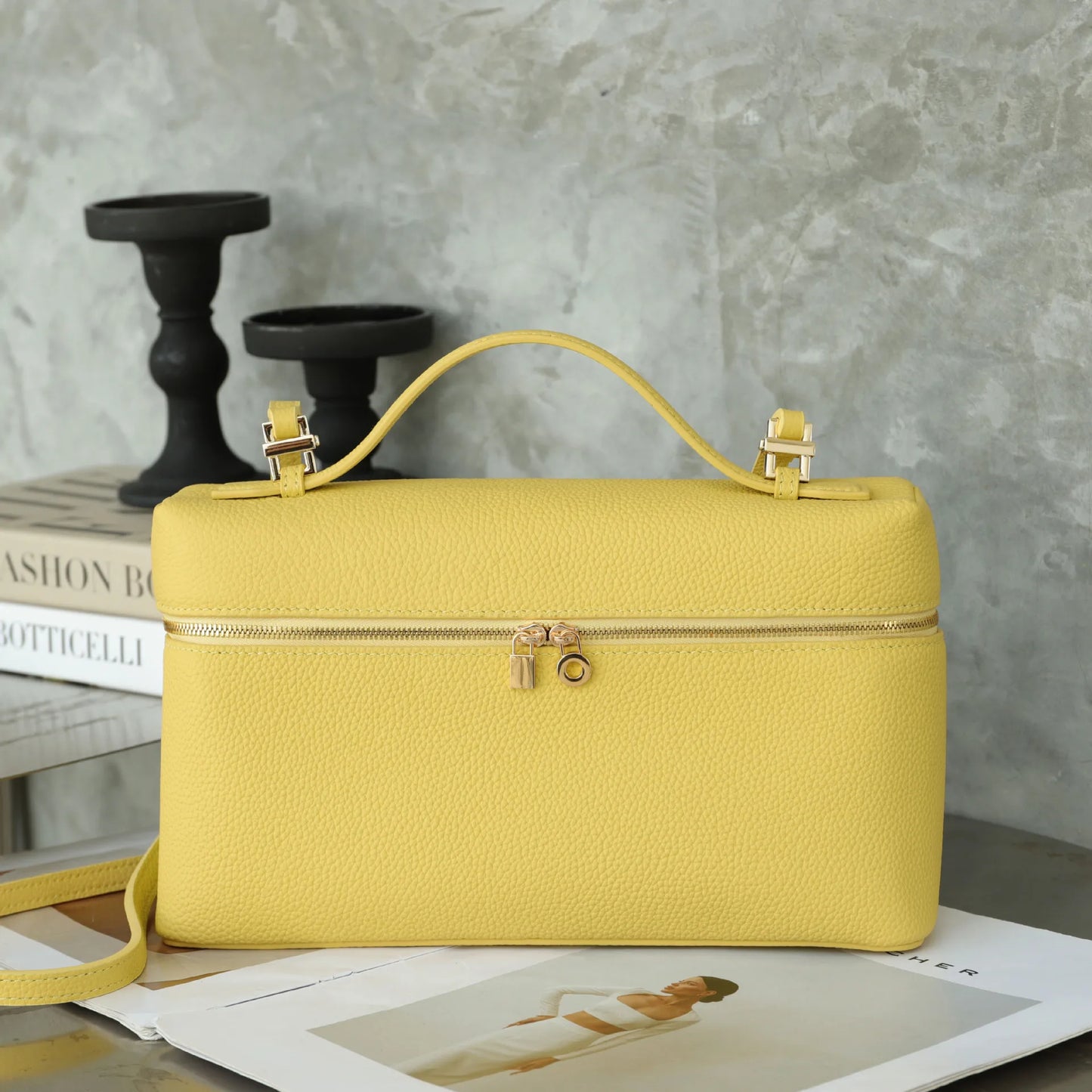 MENDY Genuine Leather Women’s Handbag – Large Shoulder & Crossbody Luxury Designer Bag
