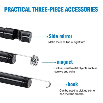 Type-C Endoscope Camera 5.5/7.0mm – Waterproof Inspection Borescope with LED for Android & PC