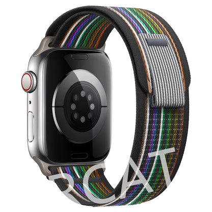 Trail Loop Strap for Apple Watch – Adjustable Sport Band (40–49mm, Ultra/Series Compatible)