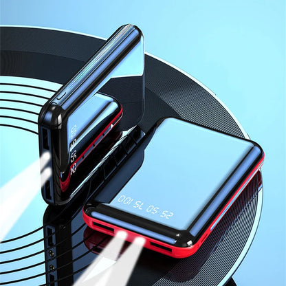20000mAh Portable Mini Power Bank with LED Display & Fast Charging