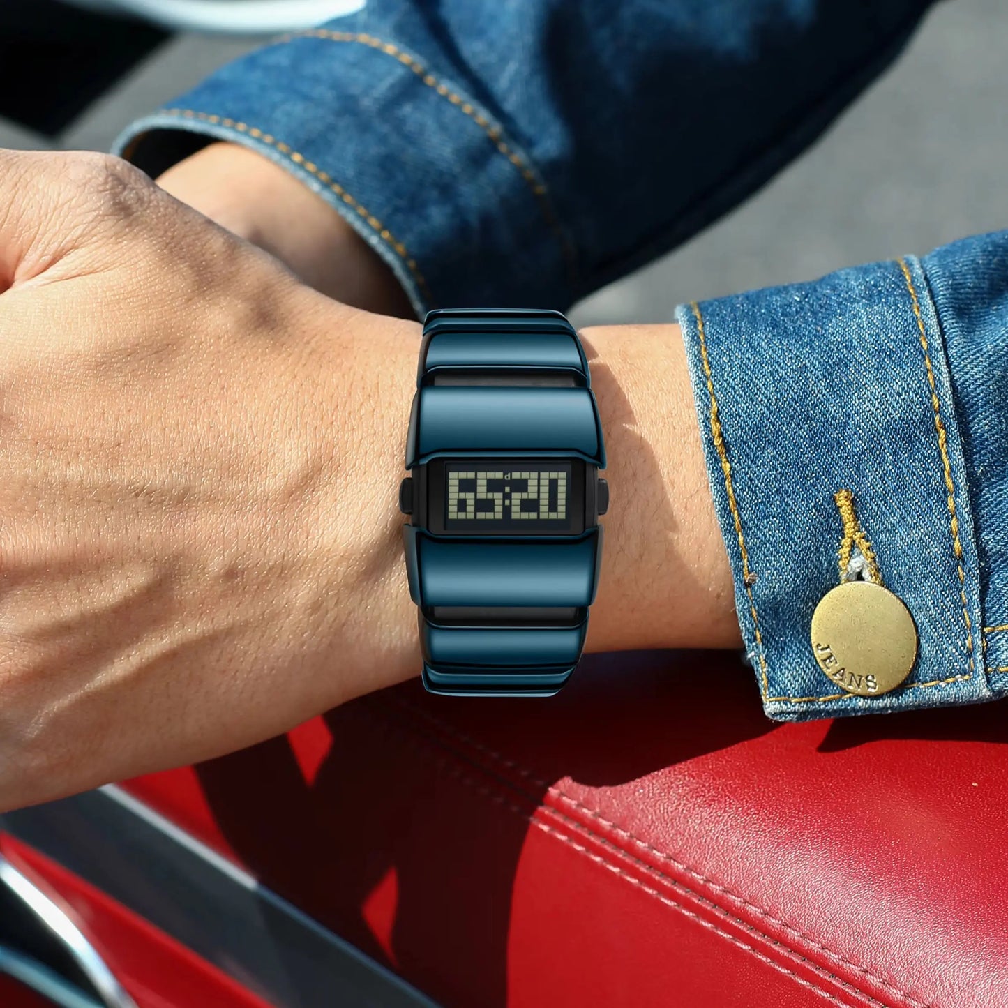 POEDAGAR LED Waterproof Men’s Watch
