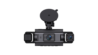 Car Dash Cam 4 Channel Black Box WiFi Driving Camera FHD 1080P Front Left Right Rear Night Vision Loop Recording add Hardwirekit