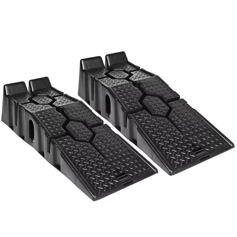2pcs Car Ramps 90cm 3T Long Antiskid Working Ramps Heavy Duty Auto Oil Changing Repair Maintenance Lift Tools